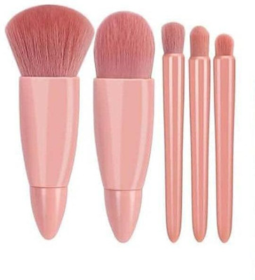 DHARMINSON Makeup Brushes Kit | Multi-Functional Portable Square(Pack of 5)