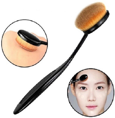 ADJD Blush Makeup Tool Powder Blusher Toothbrush Curve Foundation Brush(Pack of 1)