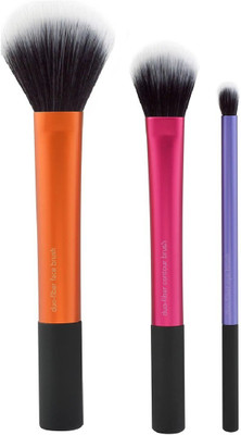 SHEELU Real Tech Duo Fiber Collection Makeup Brush Set(Pack of 3)