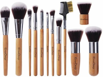 EmaxDesign DragonPad 11 Pcs Makeup Brush Set Kabuki Powder Foundation Blusher(Pack of 1)