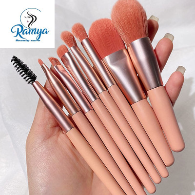 AARADHYAM Vm Makeup Brushes 8Pcs Set Mini Premium Synthetic Foundation Brush(Pack of 8)