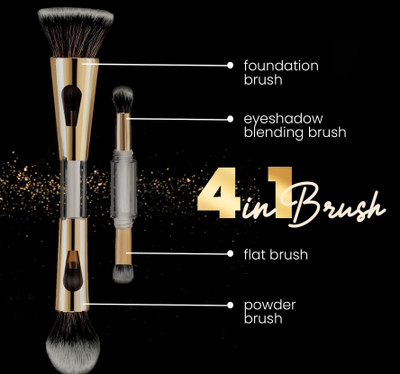 DARYUE Foundation Make up Brush Eyeshadow Blending And Flat Brush(Pack of 1)