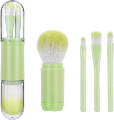 Scheibe 4 in 1 Travel Portable Makeup Brush Set(Pack of 4)