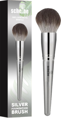 Scheibe 1 pc Soft Bristles Silver Foundation Brush(Pack of 1)