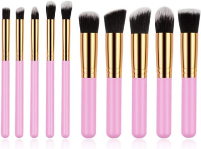 Ashyra 10Pc Multipurpose Makeup Brushes Set(Pack of 10)