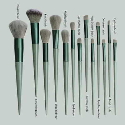 HUZURLU 13 pieces of makeup brush set quick drying brush(Pack of 13)
