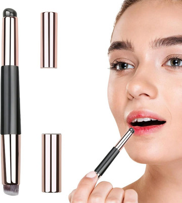 maycreate Silicone Lip Applicator Dual-ended Tool with Blending Brush(Pack of 1)