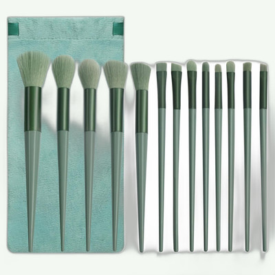 Sarbeau 13-Piece Professional Makeup Brush Set – Soft Synthetic for Foundation_C_051(Pack of 13)