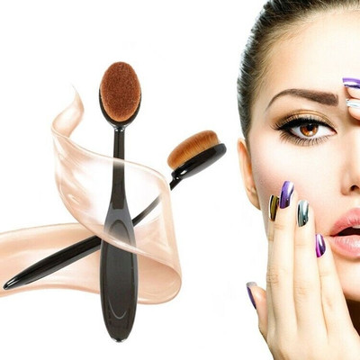 ADJD Premium Quality Oval Makeup Brush Single Foundation(Pack of 1)