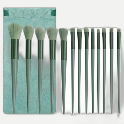 Sarbeau 13-Piece Professional Makeup Brush Set – Soft Synthetic for Foundation_C_086(Pack of 13)