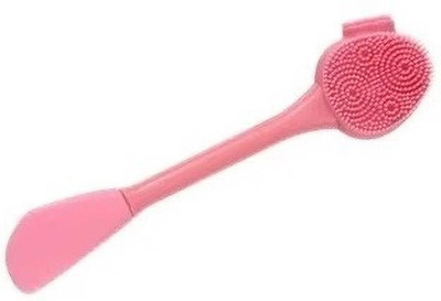 MobFest (4 In 1) Soft Silicone Face Scrubber Brush Mud & Clay Applicator Cleansing Brush(Pack of 1)