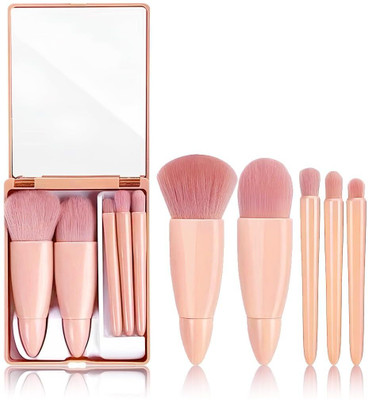 ghelanicreation 5 PC's Makeup Brushes Kit, Mini Makeup Brush set Combo for Foundation(Pack of 1)