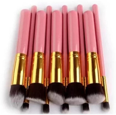GLOW FIRST Makeup Brush Set Foundation BLending Blush Eyeliner Face Powder Brush(Pack of 10)