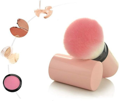 Suqin Pack of 1 Pink Smooth Buff Makeup Brush for a Natural Finish(Pack of 1)