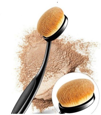 Emijun Oval Makeup Brush Soft Toothbrush Type Cosmetic Face Powder Foundation Brush(Pack of 1)