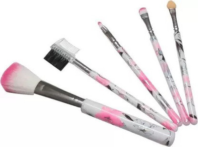 Glamezone 5pcs Make Up Brush Set -Synthetic Swiss Makeup Beauty Set Foundation Blending(Pack of 5)