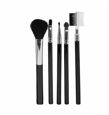 HUDAQUEEN Lightweight 5-Piece Face Brush Set soft and durable for comfortable use(Pack of 5)