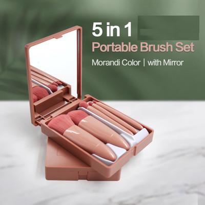 TRK IMPEX 5Pcs Makeup Brushes Tool Set Cosmetic Powder Eye Shadow Foundation Make Up Brush(Pack of 1)