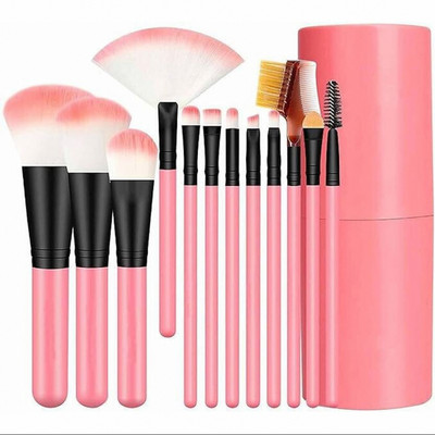 HUDAQUEEN Professional 12-Piece Makeup Brush Set – Multi-Use, Portable(Pack of 12)