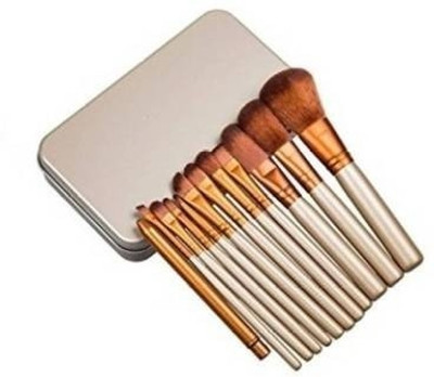 Jumanji Makeup Brush Set - /set | Professional Powder Foundation |(Pack of 12)