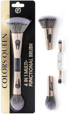 YENKY 4 in 1 Multifunctional Makeup Brush Foundation,Powder,Eyeshadow Blending & Flat(Pack of 4)