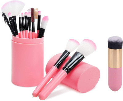 Shrirays Synthetic 12 Pcs. Face Makeup Brush Kit with Blender Brush(Pack of 1)
