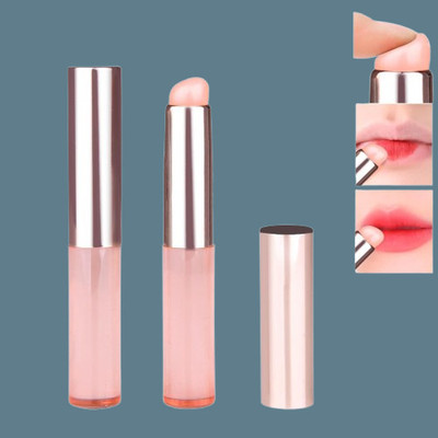 VOIISH Easy Lip Color Application Silicone Lip Applicator & Brush Duo with Cap(Pack of 2)