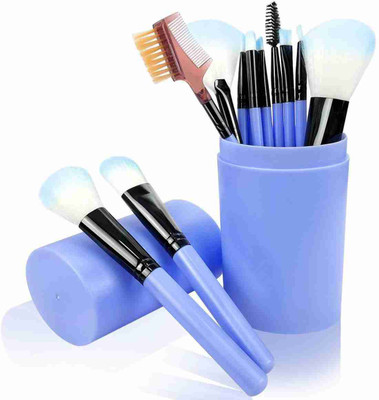 lakssure Makeup Brushes for Foundation Eyeshadow Eyeliner Blush Powder Concealer Contour(Pack of 12)