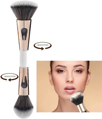 DARYUE 4In1 Foundation Eyeshadow Blending And Flat Brush Set(Pack of 1)