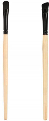 Elecsera Classic Angular Makeup Brush with Eye shadow Brush(Pack of 2)