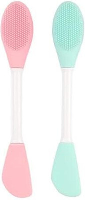 Oneness Beauty Silicone Face Mask Applicator Makeup Brush Double-Ended Facial Mask Brush(Pack of 1)