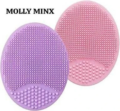 Heinriched 2 Pack Face Scrubber, Soft Silicone Facial Cleansing Exfoliator Face Wash Brush(Pack of 2)