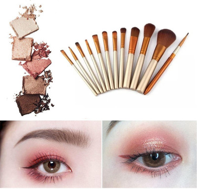 BLUEMERMAID NEW MAKEUP BRUSHES APPLICATORS SET FOR WOMEN(Pack of 12)