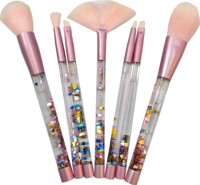RTB COMBO OF MAKE UP FOUNDATION BRUSH SET OF 7 MULTICOLOR(Pack of 7)