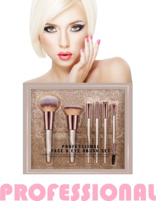 PERLENTE FANTASTIC MAKEUP FULL FACE BRUSH SET UNIQUE & SMART(Pack of 6)