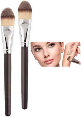 REIMICHI BEST EASY TO WASH & USE FACE PACK AND FOUNDATION APPLICATOR BRUSH(Pack of 2)