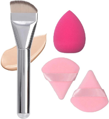 Arcanuy Flat Foundation Brush for Liquid Makeup with blender(Pack of 1)
