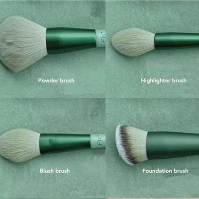 Ferguson Professional 13pc Celebrity Makeup Brush Set with soft fluffy pouch (Pack of 13)(Pack of 13)