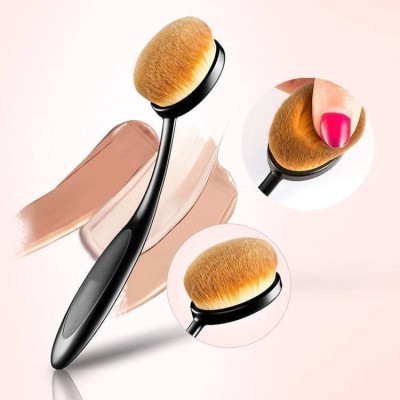 AFARAXIA oval shape makeup foundation brush Ideal for daily use(Pack of 1)