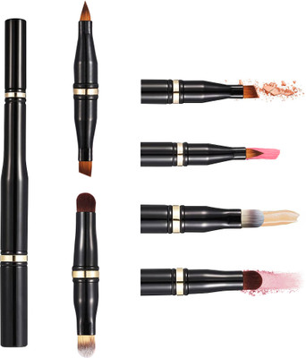Gleva 4 in 1 Makeup Brush Set for Lip Eyeshadow Eyebrow Liner Concealer(Pack of 1)