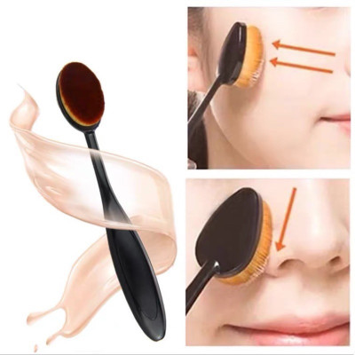THTC Oval Foundation Brush Tooth brush Shape all Makeup Brush(Pack of 1)