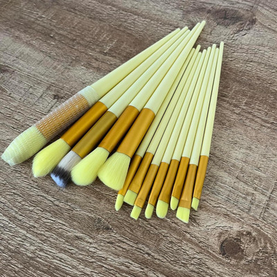 NATURE PETHI women New 13 PCS Makeup Brushes Set Eye Shadow FoundationBrush (Pack of 13)(Pack of 13)