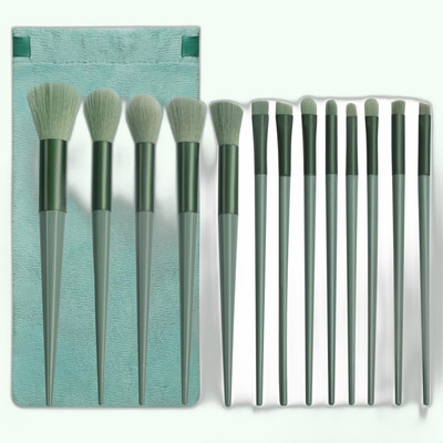 Sarbeau 13-Piece Professional Makeup Brush Set – Soft Synthetic for Foundation_C_011(Pack of 13)