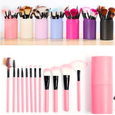 ghorela Makeup Brush Set with multi colour AD Storage Box (Pack of 12)(Pack of 1)