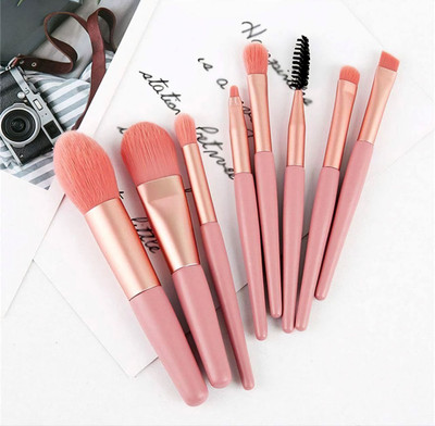 waztex Tools of Titan Brush Set of 8 | Face Makeup Brush Set with Ultra Soft Bristles(Pack of 8)