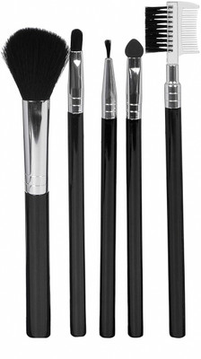 HUDAQUEEN Multi-Purpose 5-Piece Makeup Brush Kit designed for all skin types and tones(Pack of 5)