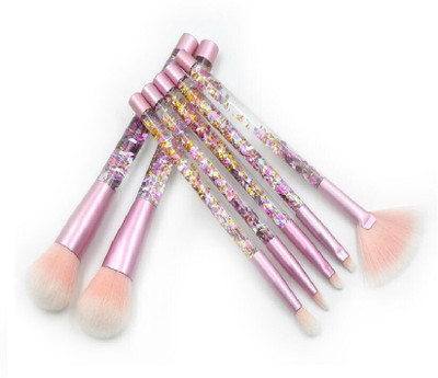 RTB Glitter Handle Makeup Foundation Brush 7 piece(Pack of 7)