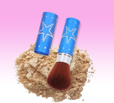 THTC ULTRA SMOOTH & SOFT PROFESSIONAL USE LOOSE FACE POWDER BRUSH WITH CAP(Pack of 1)