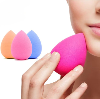 ADJD Foundation Blending Face Beauty Sponge(Pack of 3)