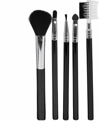 HUDAQUEEN Soft Synthetic Fiber 5-Piece Brush Set hypoallergenic and gentle on skin(Pack of 5)